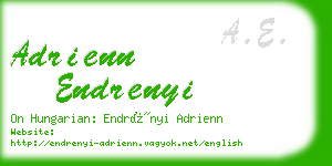 adrienn endrenyi business card